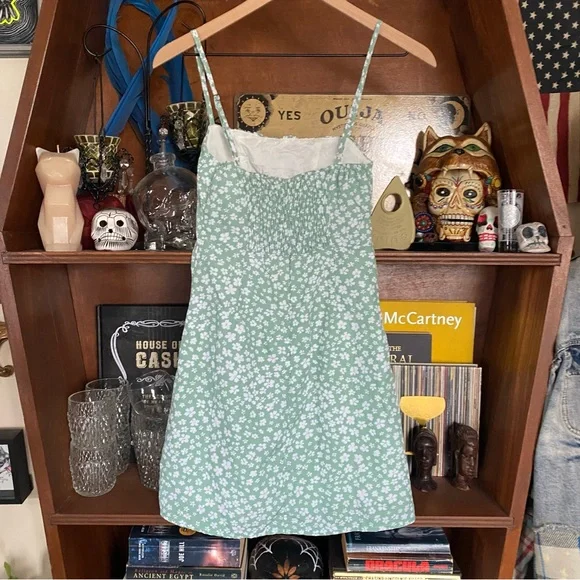 Princess Polly - Tallie Mini Dress Green Floral - size 0 - Picture 5 of 7